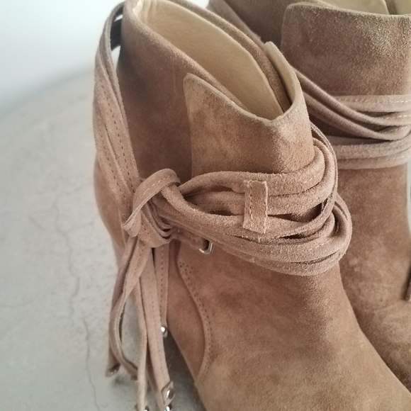 Rag & Bone  Booties Dalia ll Camel Suede Ankle - Picture 8 of 8